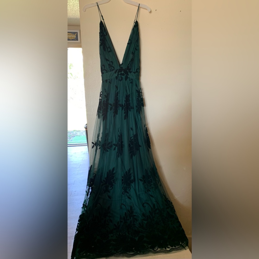 Beautiful prom dress/formal dress in green size XL